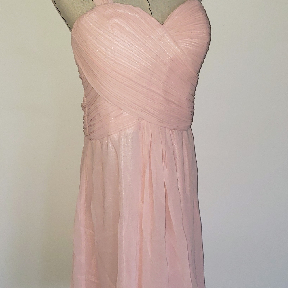 Strapless Dress Light Pink